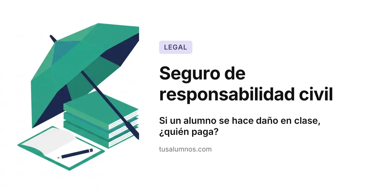 Seguro de responsabilidad civil para profesor particular